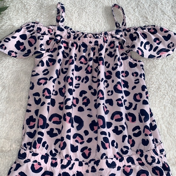 Cat & Jack Pink Leopard Romper 2T EUC - Picture 2 of 9